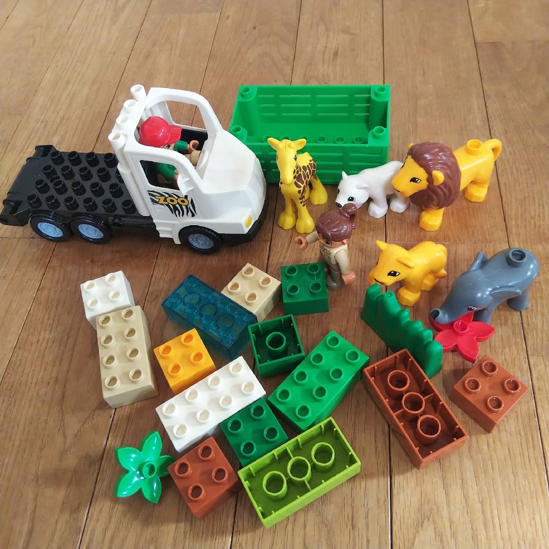 レゴ デュプロ(レゴデュプロ)のレゴ デュプロ 動物園 キッズ/ベビー/マタニティのおもちゃ(積み木/ブロック)の商品写真