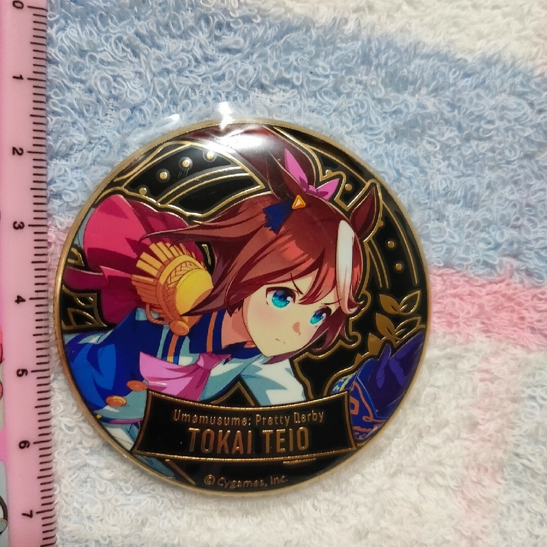 うま娘 缶バッジ トーカイテイオー アルティメタル缶バッジの うま娘 缶バッジ トーカイテイオー アルティメタル缶バッジの