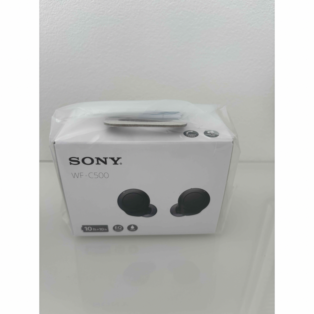 【新品未開封】SONY WF-C500 ワイヤレスヘッドセットブラック スマホ/家電/カメラのオーディオ機器(ヘッドフォン/イヤフォン)の商品写真