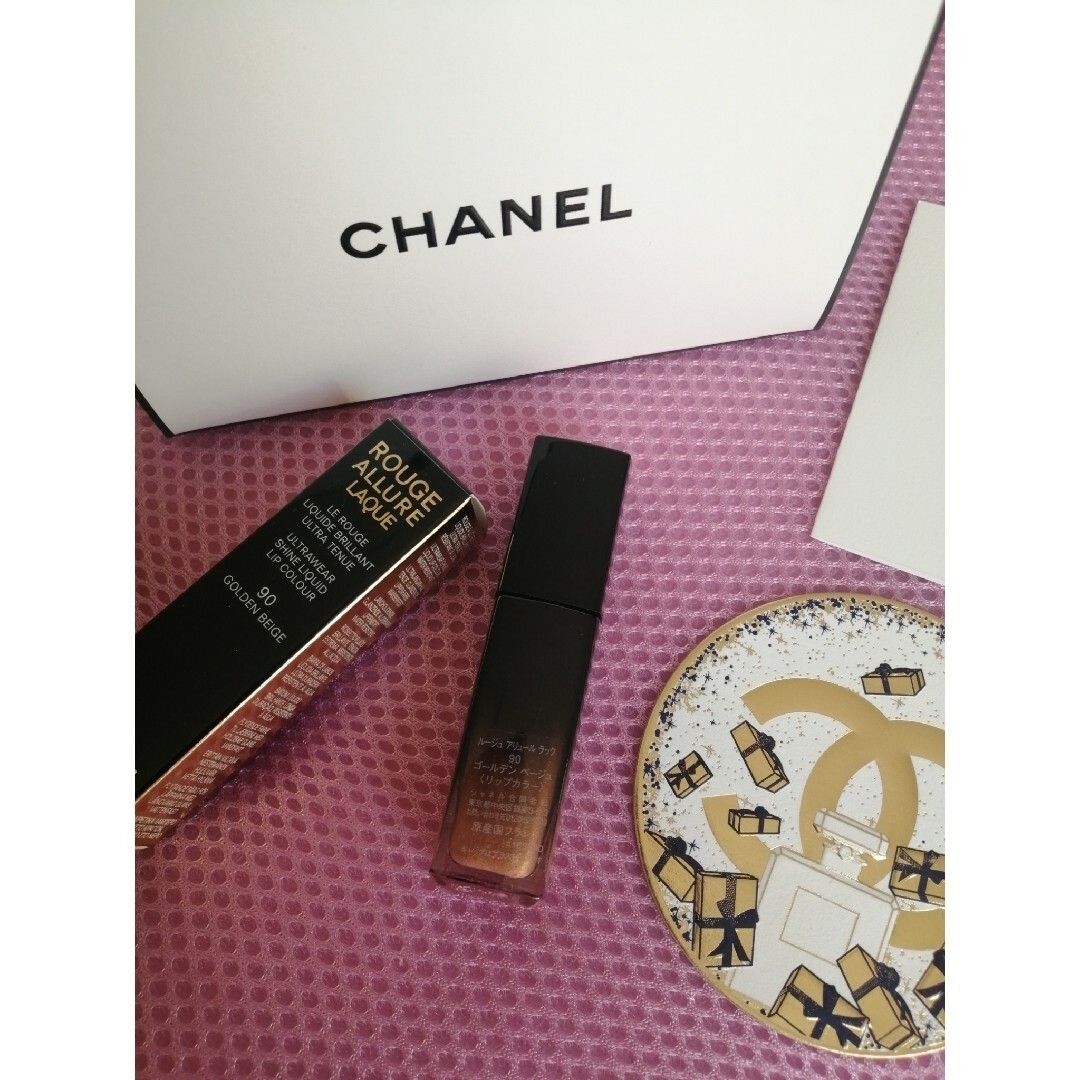 CHANEL(シャネル)のシャネル　ホリデー限定　アリュールラック　ゴールデンベージュ　CHANEL コスメ/美容のベースメイク/化粧品(口紅)の商品写真