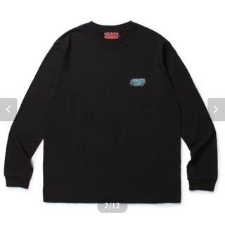 【値引不可】CLASSIC LOGO ブラック×ブルー L/S T 舐達麻(Tシャツ/カットソー(七分/長袖))