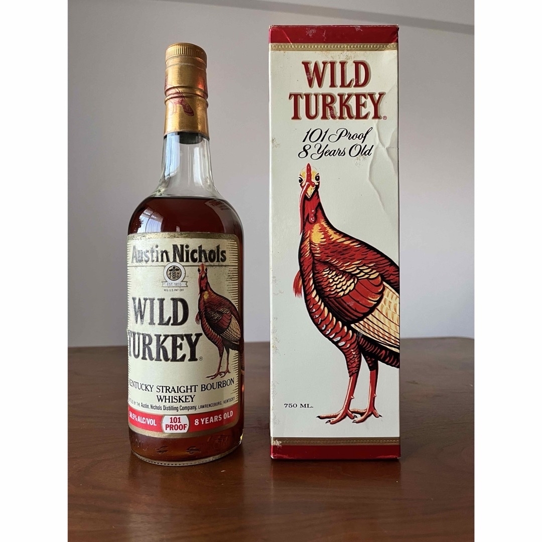 古酒☆ワイルドターキー 8年 101プルーフ ☆旧ボトル 紙封 750ml 古酒☆ワイルドターキー 8年 101プルーフ ☆旧ボトル 紙封 750ml