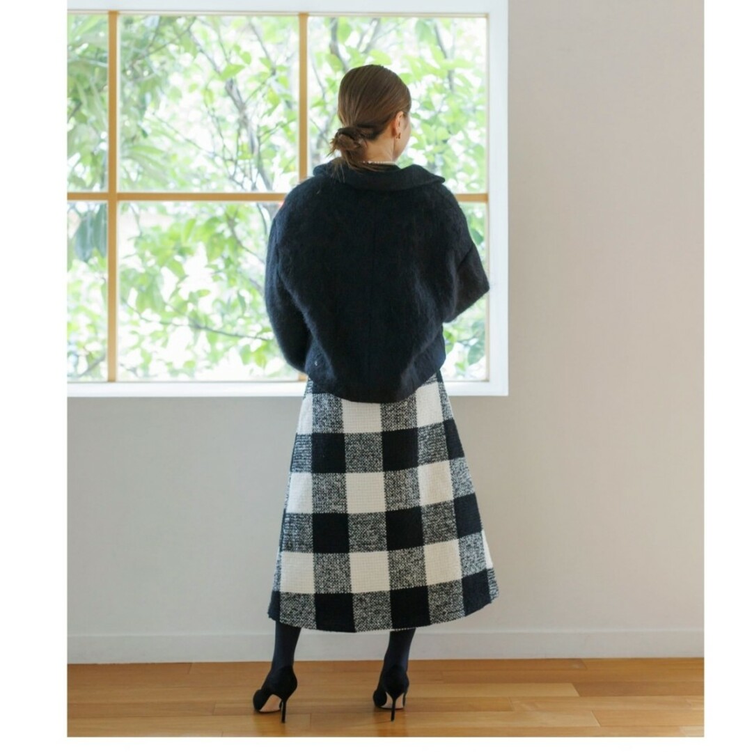 Bluelea check tight skirt レディースのスカート(ロングスカート)の商品写真