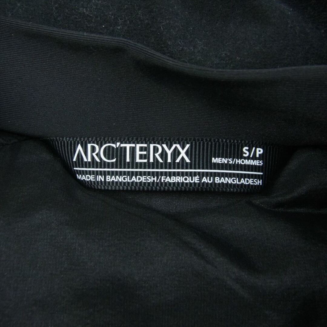 ARC'TERYX(アークテリクス)のARC'TERYX アークテリクス 24106-139033 ATOM LT アトム 中綿 ジャケット ブラック系 S【中古】 メンズのジャケット/アウター(その他)の商品写真