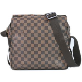 ルイヴィトン(LOUIS VUITTON)の本物 ルイヴィトン LOUIS VUITTON LV ナヴィグリオ ダミエ エベヌ ショルダーバッグ メッセンジャーバッグ ブラウン N45255 Naviglio ビトン バッグ 中古(ショルダーバッグ)