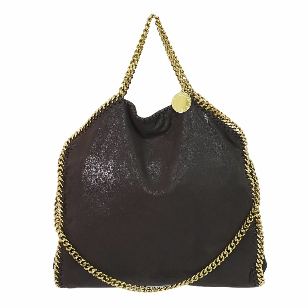 本物 ステラ マッカートニー STELLA McCARTNEY ファラベラ 2WAY ショルダーバッグ ハンドバッグ ポリエステル ブラウン 23487 W9355 Falabella バックレディース