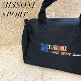 ミッソーニ(MISSONI)のレア✨MISSONI SPORT ミッソーニ ショルダーバッグ/ハンドバッグ 黒(トートバッグ)