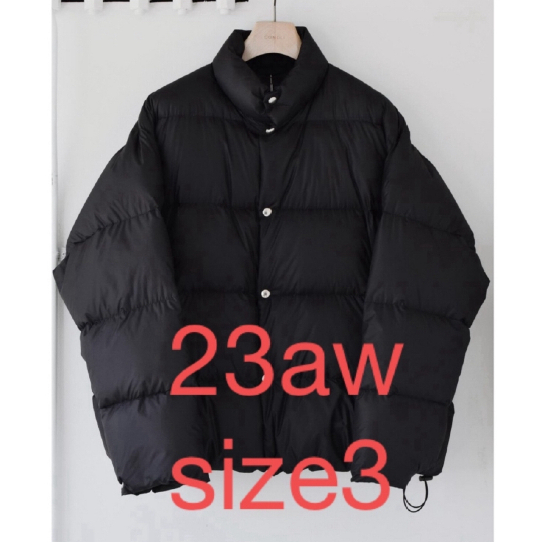 サイズ3 新品未着用】 23AW comoli ダウンジャケット サイズ3 新品未着用】 23AW comoli ダウンジャケット