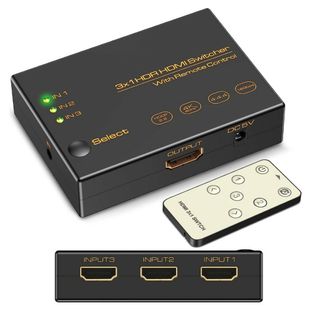 3x1HDR HDMI Switcher(映像用ケーブル)