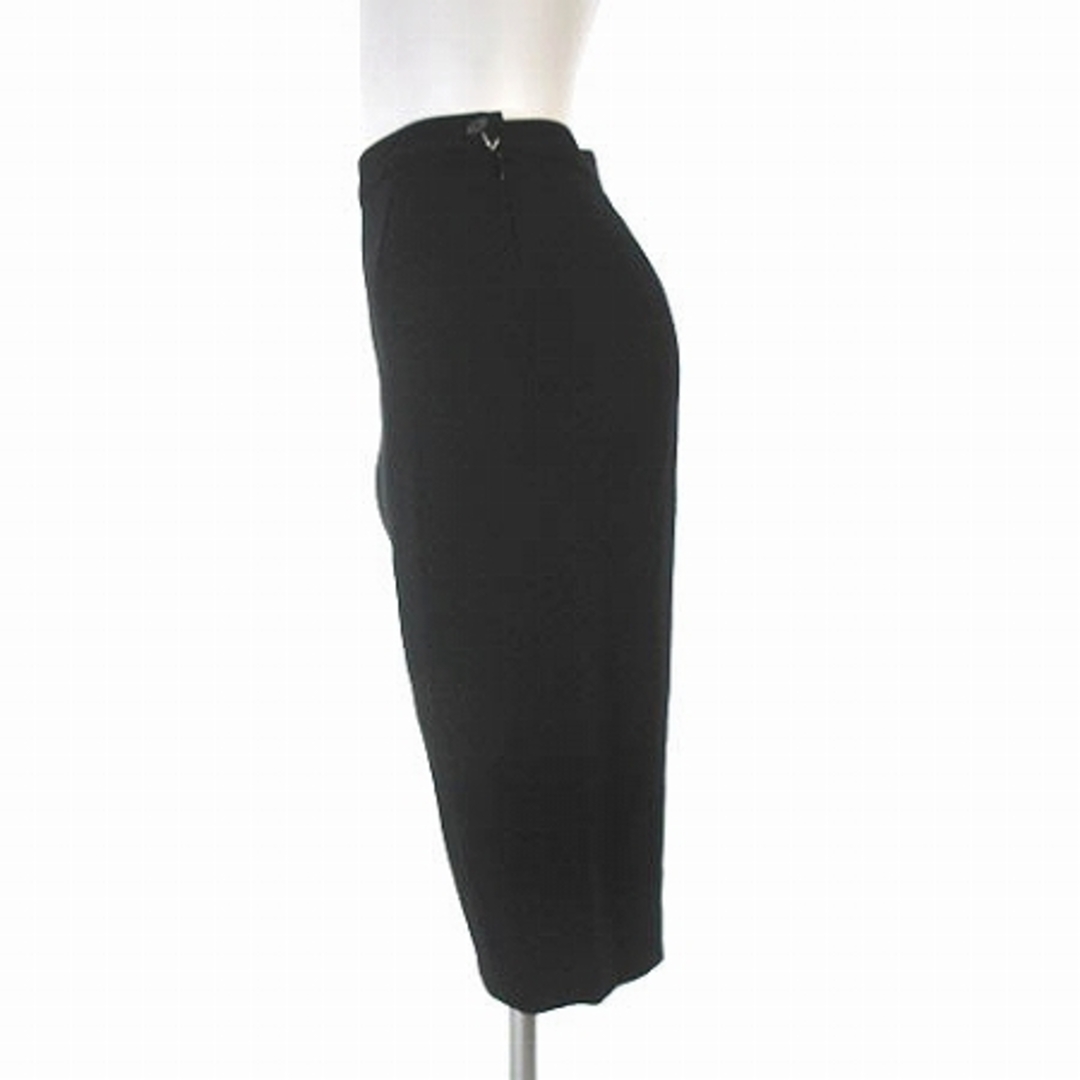 VERSUS(ヴェルサス)のヴェルサス スカートペンシル ひざ丈 アシメ ウール イタリア製 黒 I38 レディースのスカート(ひざ丈スカート)の商品写真