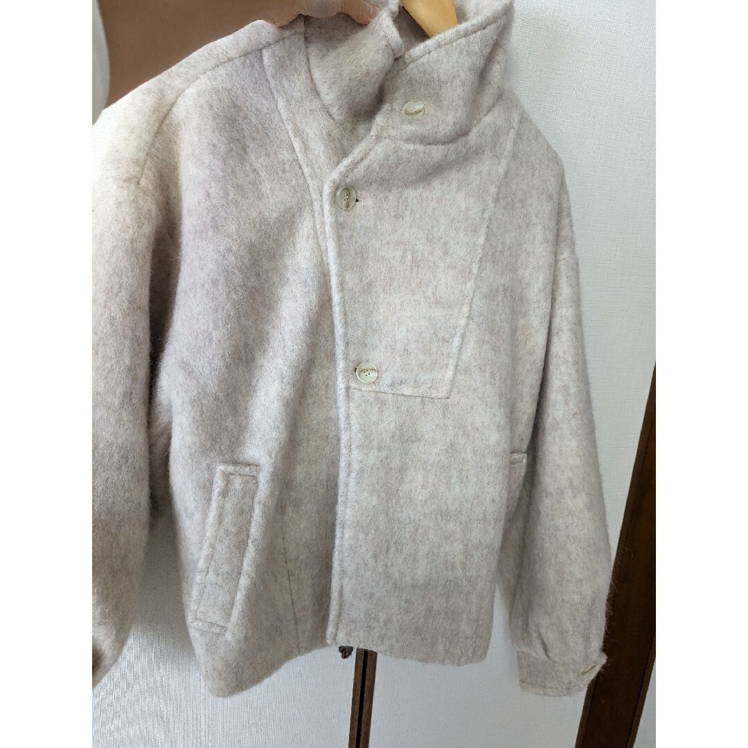 12/25まで【新品未使用】nugu klee モヘアライクハーフジャケット 12/25まで【新品未使用】nugu klee モヘアライクハーフジャケット