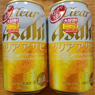 アサヒ(アサヒ)のクリアアサヒ 1ケース(350ml x 24本)(その他)