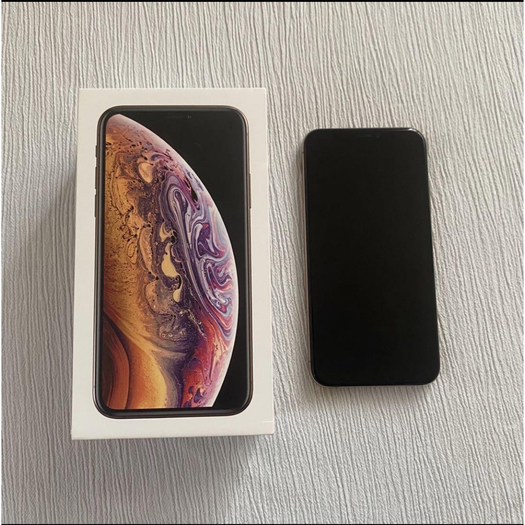 iPhone - iPhone XS Gold ゴールド64 GB SIMフリーの通販 by