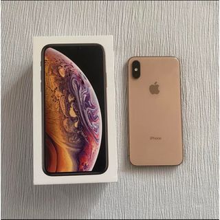 アイフォーン(iPhone)のiPhone XS Gold ゴールド64 GB SIMフリー(スマートフォン本体)