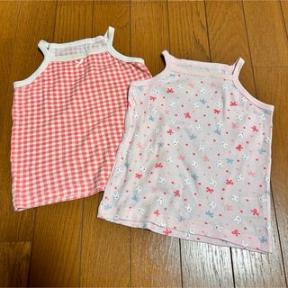 ベビー服 女の子 キャミソール 80cm 2枚セット(肌着/下着)