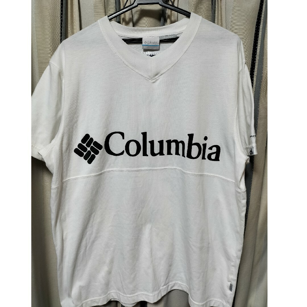 XLARGE(エクストララージ)のcolumbia XLargeコラボＴシャツ　Lサイズ メンズのトップス(Tシャツ/カットソー(半袖/袖なし))の商品写真