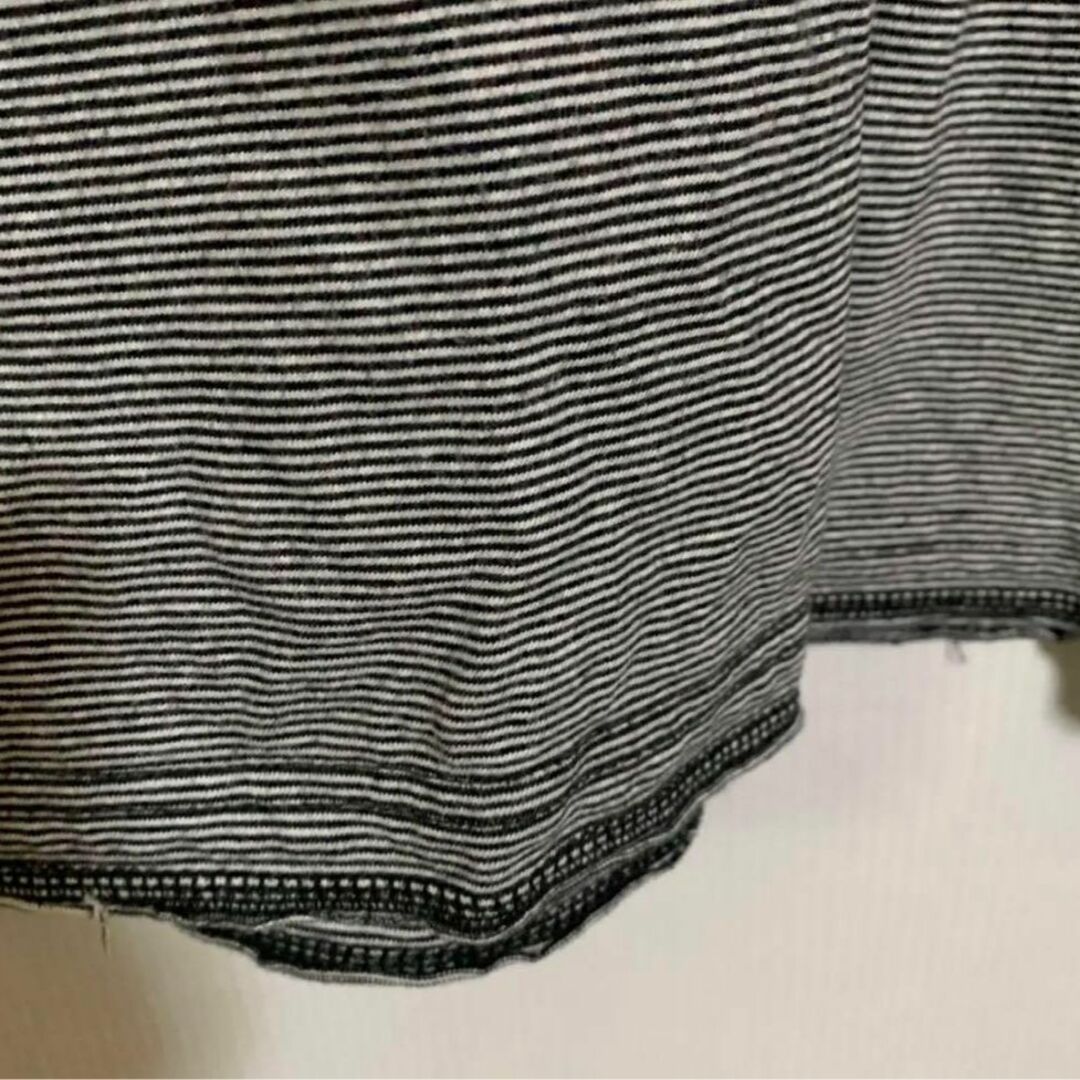 AZUL by moussy(アズールバイマウジー)の[AZUL BY MOUSSY] ボーダーＴシャツ　男女兼用　Vネック　美品 メンズのトップス(Tシャツ/カットソー(半袖/袖なし))の商品写真