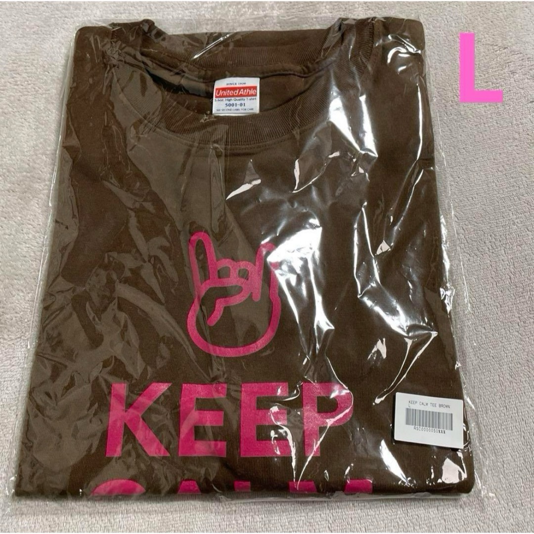 新品未開封☆Rockon Social Club  Tシャツ　L ブラウン エンタメ/ホビーのタレントグッズ(ミュージシャン)の商品写真