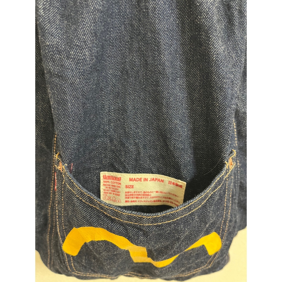 EVISU(エビス)の❤️日本製　美品　エヴィスEVISUデニム巾着リュック　 バックパック大容量♡ メンズのバッグ(バッグパック/リュック)の商品写真