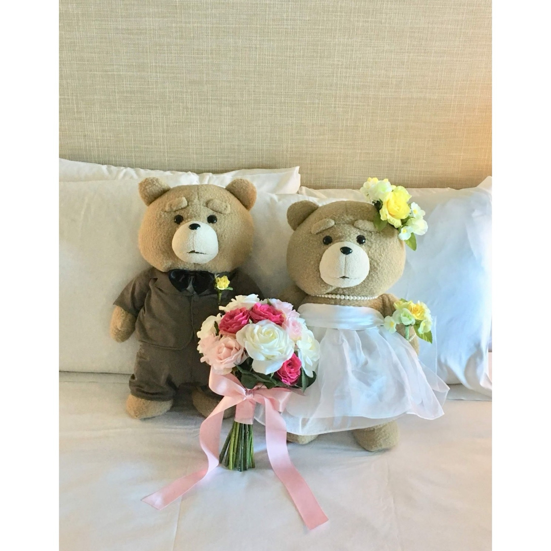 テッド　ウェルカムドール　結婚式 エンタメ/ホビーのおもちゃ/ぬいぐるみ(ぬいぐるみ)の商品写真