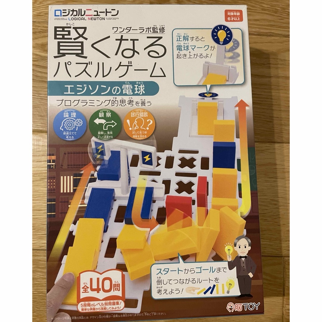 HANAYAMA(ハナヤマ)の賢くなるパズルゲーム　エジソンの電球 キッズ/ベビー/マタニティのおもちゃ(知育玩具)の商品写真