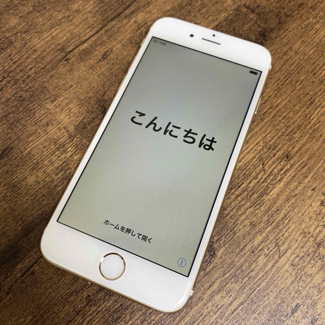 iPhone(アイフォーン)の【難アリ・格安】iPhone6 128GB Gold ゴールド スマホ/家電/カメラのスマートフォン/携帯電話(スマートフォン本体)の商品写真