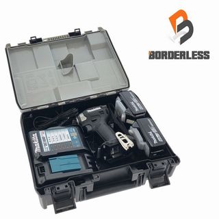 マキタ(Makita)の☆極美品☆makita マキタ 18V 充電式インパクトドライバー TD173DRGXB 黒/ブラック バッテリー2個(18V 6.0Ah) 充電器 ケース付 82655(工具)