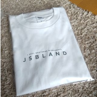 サンダイメジェイソウルブラザーズ(三代目 J Soul Brothers)のJSB LAND Ｔシャツ　白　L(ミュージシャン)