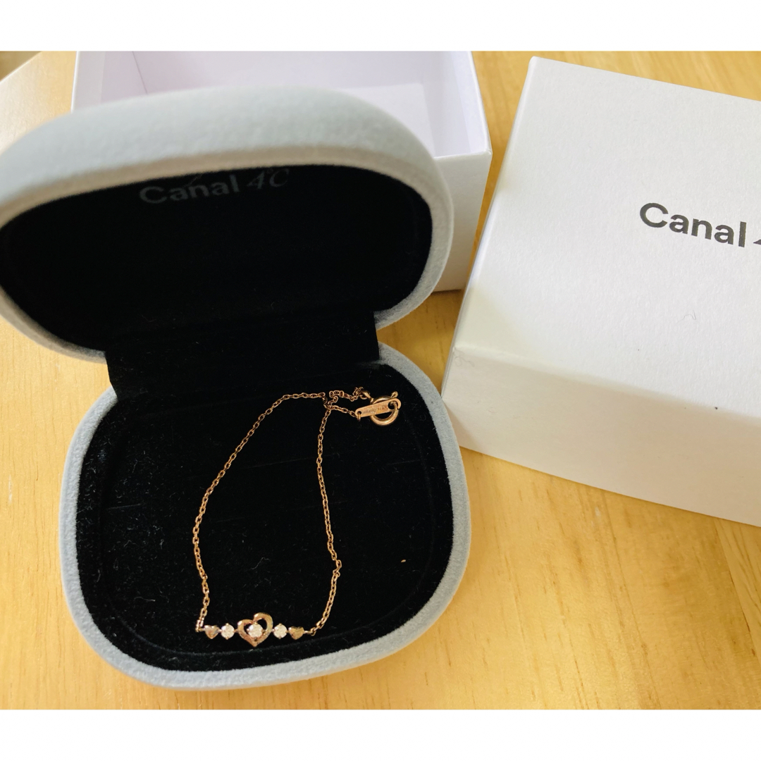 canal４℃(カナルヨンドシー)の4゜C ブレスレット ゴールド 美品 箱付き レディースのアクセサリー(ブレスレット/バングル)の商品写真