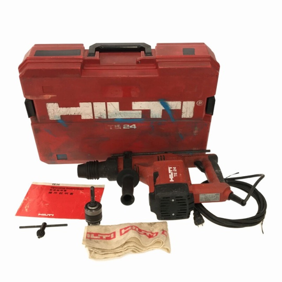 ☆中古品☆HILTI ヒルティ 100V ロータリーハンマードリル TE24 ☆中古品☆HILTI ヒルティ 100V ロータリーハンマードリル TE24