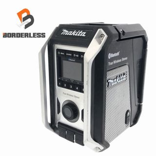 マキタ(Makita)の☆中古品☆ makita マキタ 10.8V~18V 充電式ラジオ MR113 黒/ブラック 本体のみ 現場ラジオ 作業ラジオ ポータブルラジオ 82801(工具)