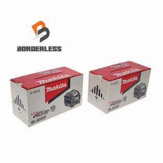 マキタ(Makita)の☆未使用品2個セット☆ makita マキタ 40Vmax 5.0Ah 純正リチウムイオンバッテリ BL4050F リチウムイオン電池 蓄電池 残量表示付 82811(工具)