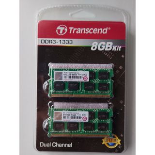 トランセンド(Transcend)のTranscend ノートパソコン用4GBメモリ ２枚セット(PCパーツ)