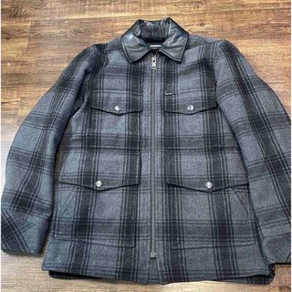 ディーゼル(DIESEL)のDIESELチェックウールコート US-Sサイズ(M)(ピーコート)