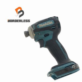 マキタ(Makita)の☆中古品☆makita マキタ 14.4V 充電式インパクトドライバ TD162D 青/ブルー 本体のみ 電動工具 締め付け 82965(工具)