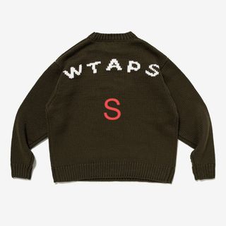 ダブルタップス(W)taps)のWTAPS CREW NECK 01/ SWEATER / オリーブS(ニット/セーター)