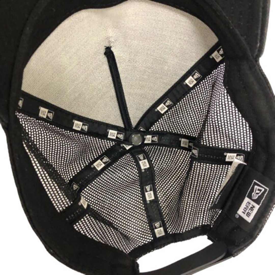 NEW ERA(ニューエラー)のニューエラ キャップ 野球帽 メッシュ ワンポイント ロゴ 刺繍 黒 ブラック メンズの帽子(その他)の商品写真
