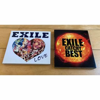 EXILE CD２枚セット  CATCHY BEST／LOVE(ポップス/ロック(邦楽))