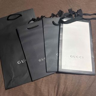 グッチ(Gucci)のGUCCI グッチ ショップ袋 ショッパー 4枚セット(ショップ袋)