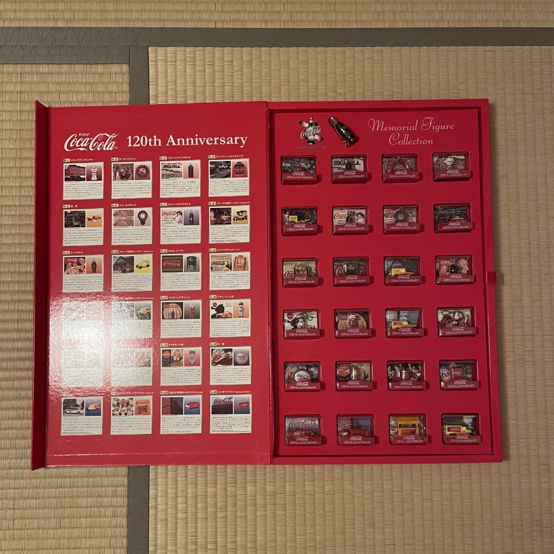 コカ・コーラ 120周年記念アニバーサリーメモリアルフィギュアBOXコレクション エンタメ/ホビーのコレクション(ノベルティグッズ)の商品写真