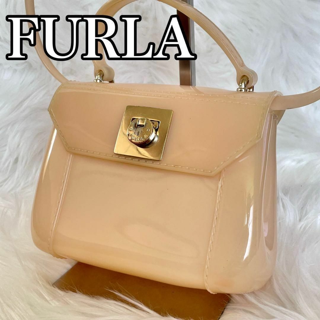 Furla(フルラ)のFURLA ミニショルダーバッグ　PVC  キャンディ 2Way ハンドバッグ レディースのバッグ(ショルダーバッグ)の商品写真