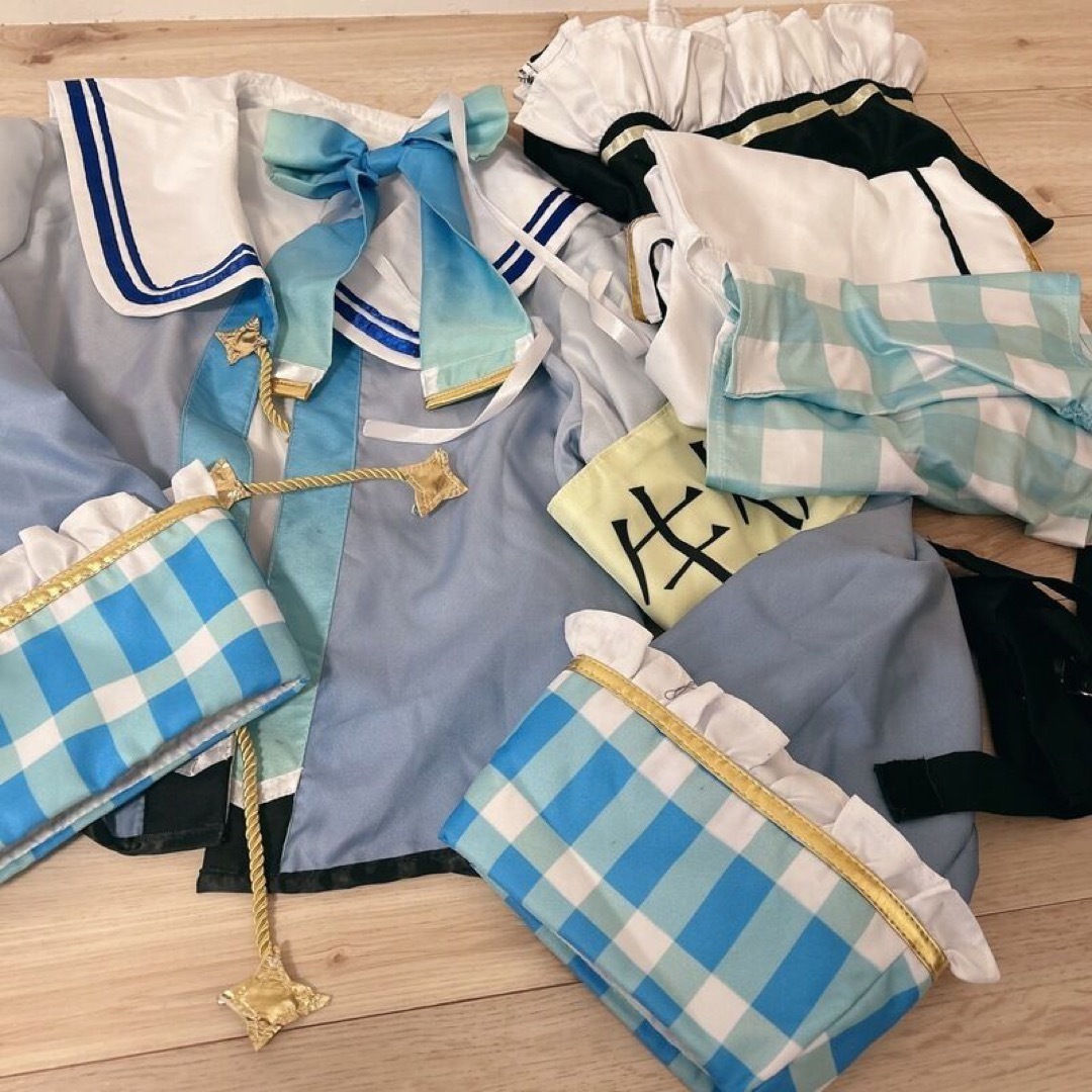 コミケ ホロライブ コスプレ フルセット ウィッグ付 天音かなた コミケ ホロライブ コスプレ フルセット ウィッグ付 天音かなた