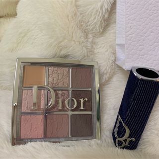 ディオール(Dior)のディオール dior アイシャドウとリップケースセット売り #002  (アイシャドウ)