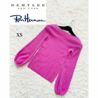 デミリー(DEMYLEE)の【DEMYLEE×Ronherman】AMALIA knit PINK XS(ニット/セーター)