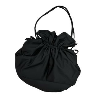 ヨウジヤマモト(Yohji Yamamoto)のY's 19AW ウールギャバジンギャザードレープシームレスバルーンバッグ ショルダー トート Yohji Yamamoto Femme(ショルダーバッグ)