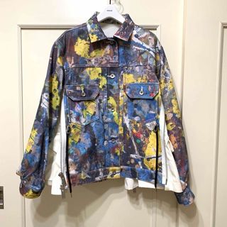 サカイ(sacai)のお値下げ！Sacai × Jackson Pollock デニムジャケット(Gジャン/デニムジャケット)