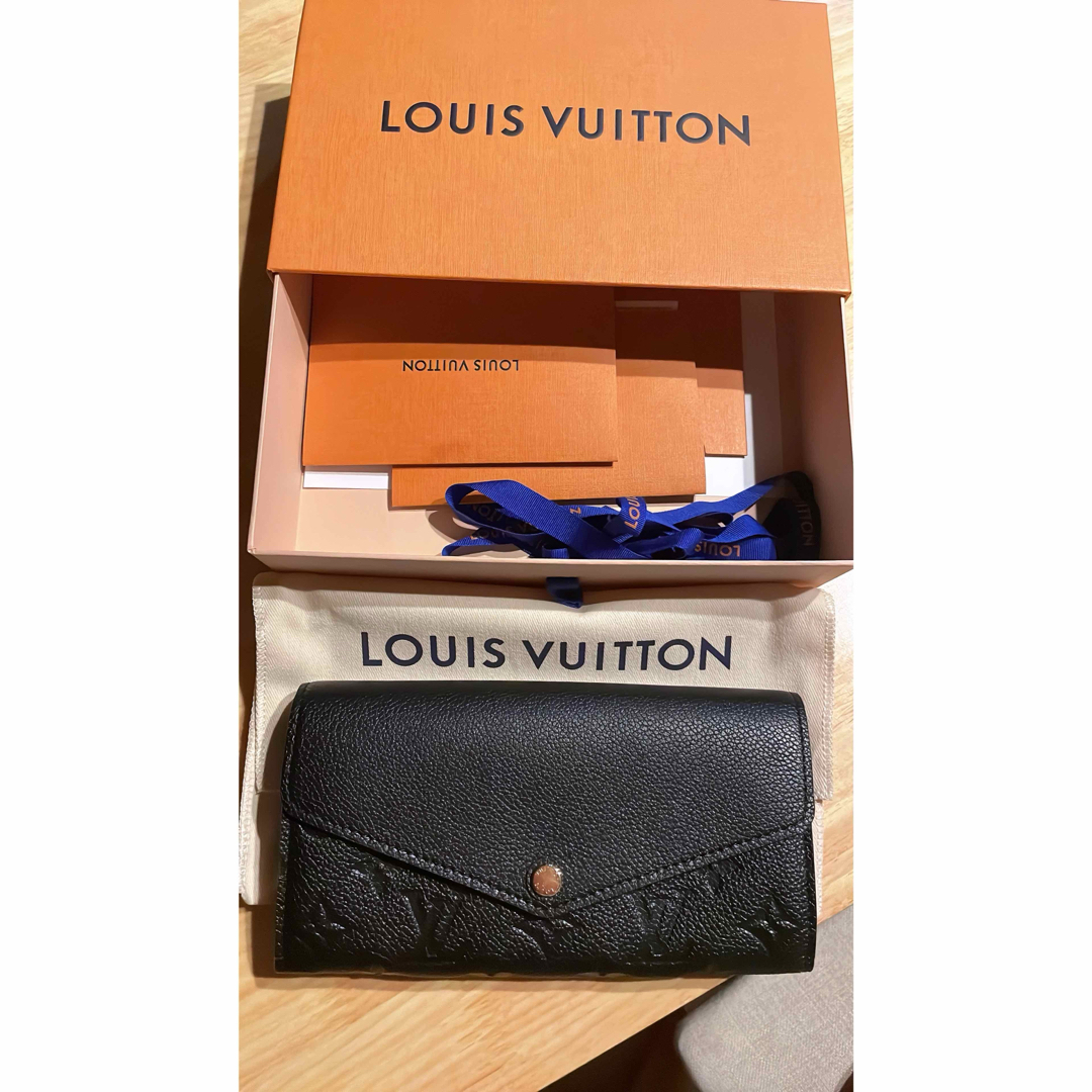LOUIS VUITTON(ルイヴィトン)のLouis Vuitton ポルトフォイユ サラ 長財布 黒 メンズのファッション小物(長財布)の商品写真