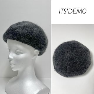 イッツデモ(ITS'DEMO)の【美品】ITS'DEMO モヘヤ混 8パネルベレー帽(ハンチング/ベレー帽)