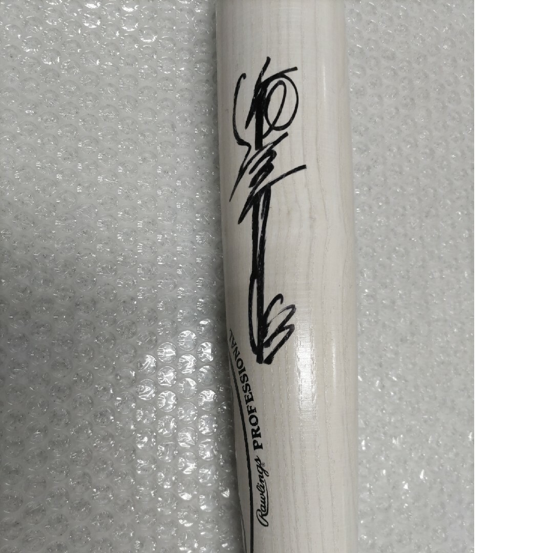 Rawlings - 元阪神タイガース 真弓明信氏 直筆サイン入りバット Rawlings - 元阪神タイガース 真弓明信氏 直筆サイン入りバット