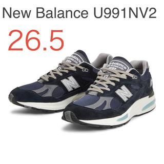 ニューバランス(New Balance)のNew Balance U991 NV2 ニューバランス ネイビー 26.5cm(スニーカー)